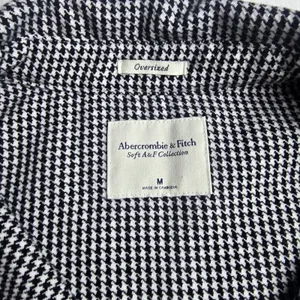 Abercrombie & Fitch -955 Houndstooth Oversized Shirt Jacket Shacket M‎ thumbnail 4