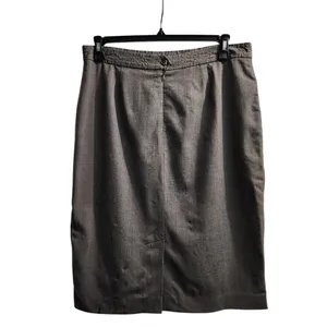Lauren Ralph Lauren Gray Pencil‎ Skirt Professional Office Wear Size 12 thumbnail 5