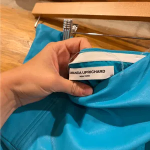 Amanda Uprichard Mohan Dress Marina Blue Short Sleeveless size S thumbnail 6