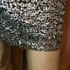 Native Rose Women's Festive Festival Bronze Sequin Mini Skirt-Sheer @Hem-Size 10 thumbnail 11