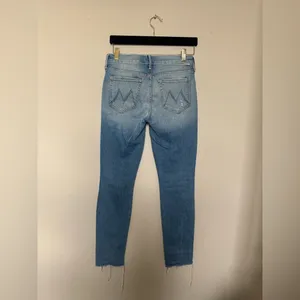 MOTHER Light Blue Skinny Jeans thumbnail 3