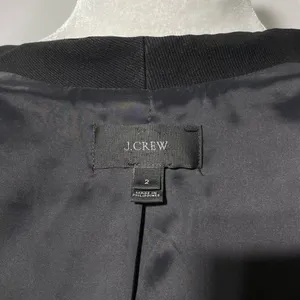 J Crew Stretch Twill Slim Fit Open Front Going Out Blazer CC274 Black Size 2 thumbnail 18