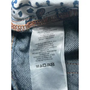 We The Free Maggie Jeans‎ Mid Rise Straight Leg Frayed Hem Dark Wash 25 thumbnail 8