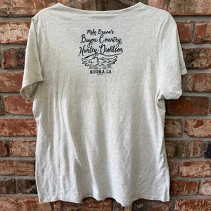 Harley Davidson Womens Tee 2X Logo Graphic Soft Wash Biker Grunge thumbnail 2