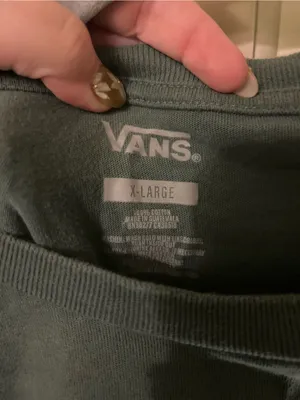 Vans Olive Green Logo Tee thumbnail 3