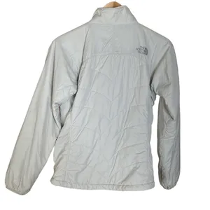 The North Face PrimaLoft Quilted Insulated Full Zip Jacket Cream Women’s Small thumbnail 4