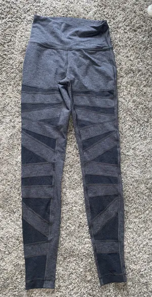 Lululemon Grey Mesh Leggings thumbnail 1