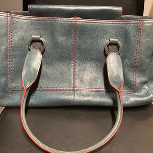 Hype Stylish Blue Leather Tote Bag thumbnail 13