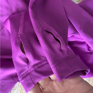 💜Nike Pro Combat Dri-FIT Quarter-Zip Pullover ~M💜 purple magenta workout gym thumbnail 4