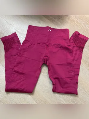 Gymshark ENERGY+ SEAMLESS LEGGINGS Red Size XS thumbnail 4