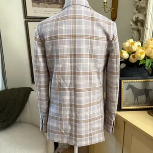 ARITZIA WILFRED Purple Plaid Destiny‎ Blazer Size 0 thumbnail 5