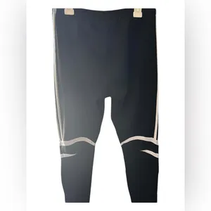 Adidas Black and White Track Pants thumbnail 2