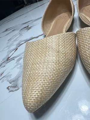 a new day Beige woven Pointed-Toe Ballet Flats. thumbnail 15