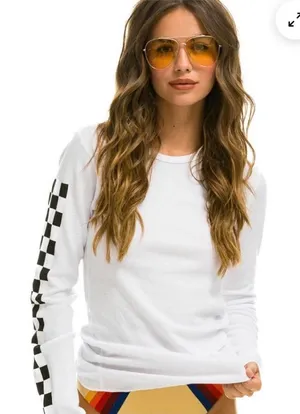 Aviator Nation Waffle Knit Long Sleeve thumbnail 1