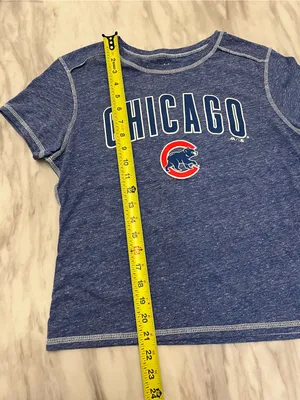 MLB Chicago Cubs Blue Short Sleeve Tee Size M thumbnail 7