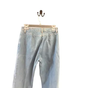Kenneth Cole Vintage Y2k 28 Tall Light Wash Straight Leg Jeans No Back‎ Pockets thumbnail 4