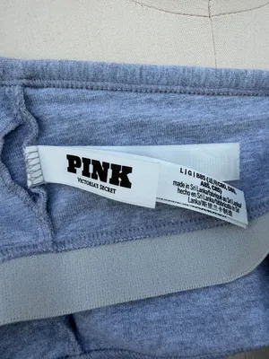 ✨ PINK Victoria's Secret Heather Gray Halter Bralette | Size L thumbnail 4