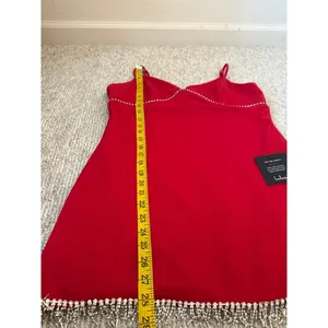 Lulus Red Mini Dress Y2K Glam rhinestones size XL Homecoming Date Party 90s thumbnail 7