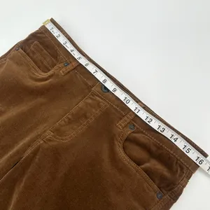 EDYSON Corduroy Pants Women’s 30P Petite Brown HAMPTON Skinny Fine Wale Classic thumbnail 6