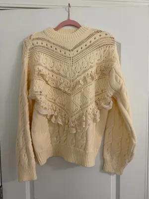These Three Boutique Cream Sweater thumbnail 1