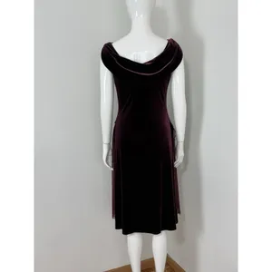 Weissman Adult Small Velvet Dance Costume Leotard Dress Ballet Aerial Skating thumbnail 2