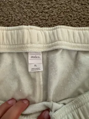 auden white wide leg sweat pant thumbnail 2