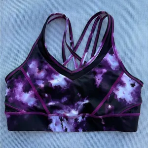 LULULEMON Women's Purple Sports Bra SIZE 8 thumbnail 1