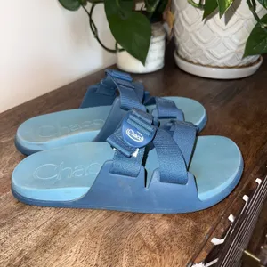 Chaco‎ Chillos Slide Sandals Womens Size 7 Ocean Blue Adjustable Comfort Casual thumbnail 3