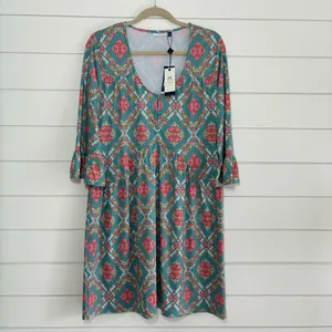 Cabana‎ Life UPF 50+ Manchester Babydoll Dress size L thumbnail 3