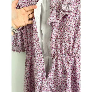 Tuckernuck | Hyacinth House | Purple Floral Periwinkle Mini Dress | Sz XS thumbnail 11