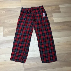 Nebraska Huskers Plaid Flannel Pajama Pants Large thumbnail 2
