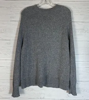 J. Crew gray fuzzy merino wool blend sweater womens size M thumbnail 10