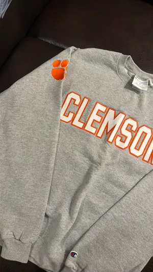 Champion Clemson University sweatshirt thumbnail 4