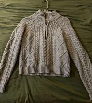 Aritzia Merino Wool Sweater 1/4 zip thumbnail 1