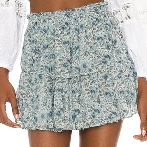 Loveshakfancy - Floral‎ Ruffle Mini Skirt thumbnail 1