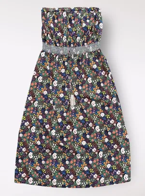 America & Beyond Ditsy Floral Fiesta Maxi Dress Size‎ L thumbnail 1