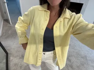 Yellow Corduroy Jacket thumbnail 3