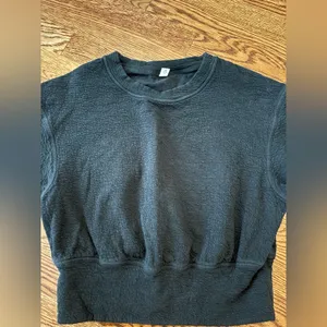 Lululemon Black Textured Top thumbnail 2