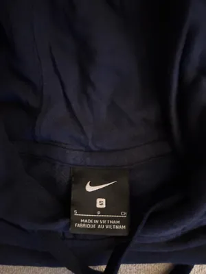 Nike Navy Blue Hoodie thumbnail 2