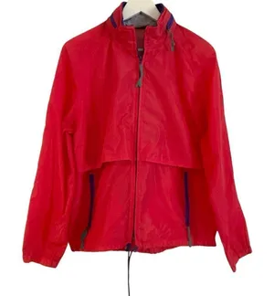 Woolrich Vintage hot pink windbreaker jacket size m thumbnail 1