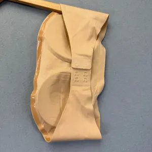 Commando Womens Butter Bandeau Bra Beige‎ Nude Strapless Wireless Large BRA401 thumbnail 3