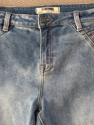 Rock & Roll Denim High Rise Flare Jeans W34 L34 Blue Stretch Western thumbnail 3