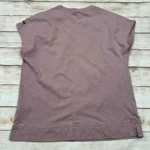 Columbia Womens Mauve Heather Cap Sleeve Pleated‎ Shoulder Top Size M thumbnail 7