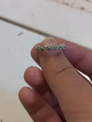 Delicate Daisy Flower Ring Silver Size 6 thumbnail 4