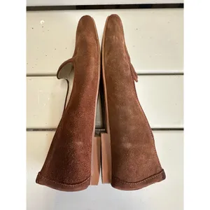 Helene Rouge Paris Quality Leather Suede Round Toe Slip On Ballet Flats 5.5 thumbnail 5