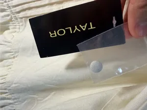 Taylor Mini Dress NWT Size 14 Eggshell White Linen Blend $98 thumbnail 6