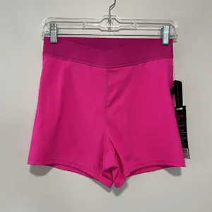 SHEFIT‎ NWT V Waist Biker Short in Pink Glo Size Medium thumbnail 2