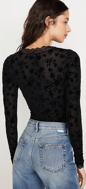 Intimately Thong Bodysuit Long Sleeves thumbnail 4