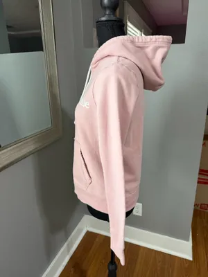 Abercrombie & Fitch Y2K Boyfriend Logo Hoodie Pink Small. thumbnail 4
