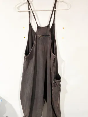 Free People Movement Hot Shot Onesie in Washed Black Size Medium thumbnail 5